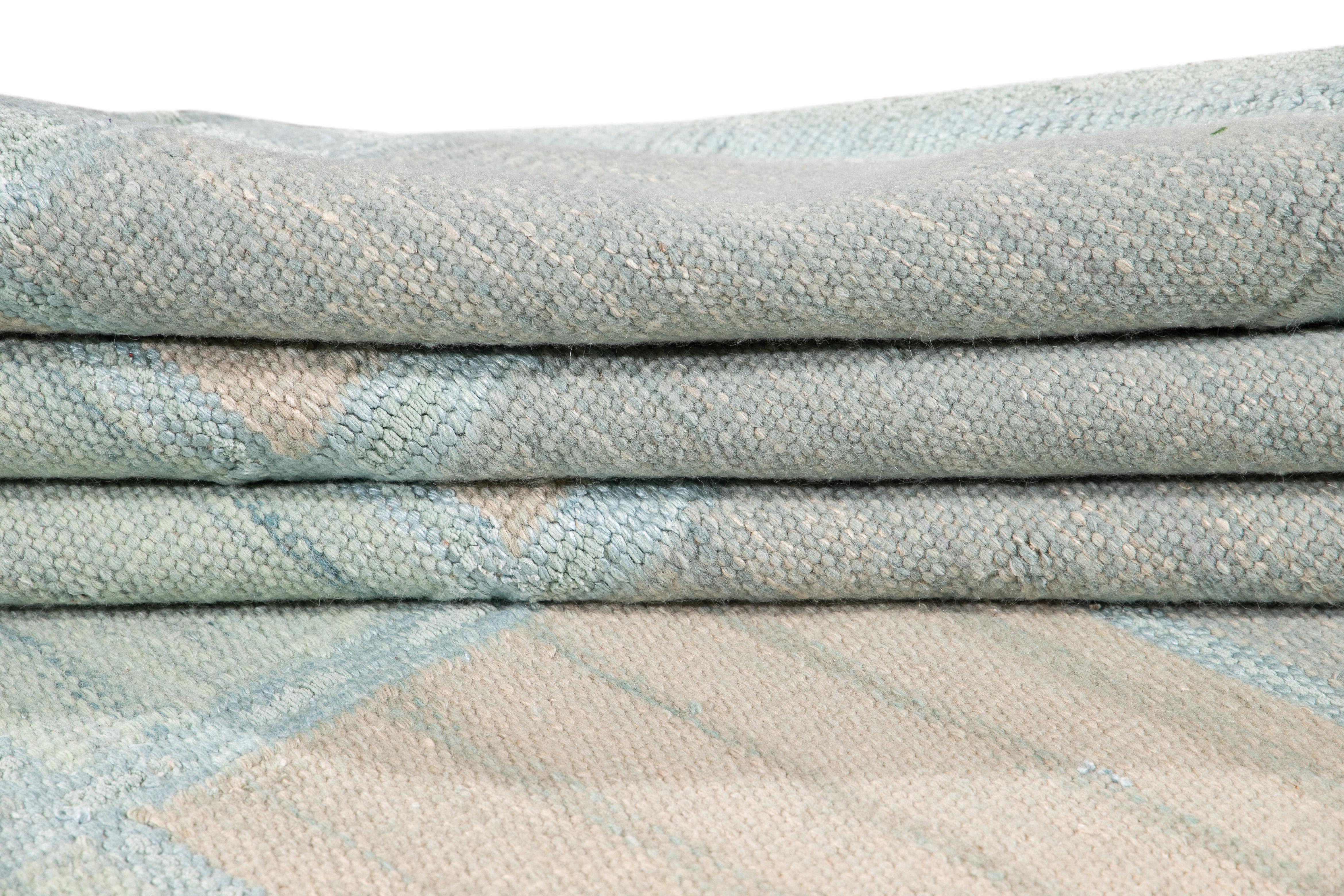 pastellfarbener moderner Teppich im schwedischen Stil des 21 im Angebot 7