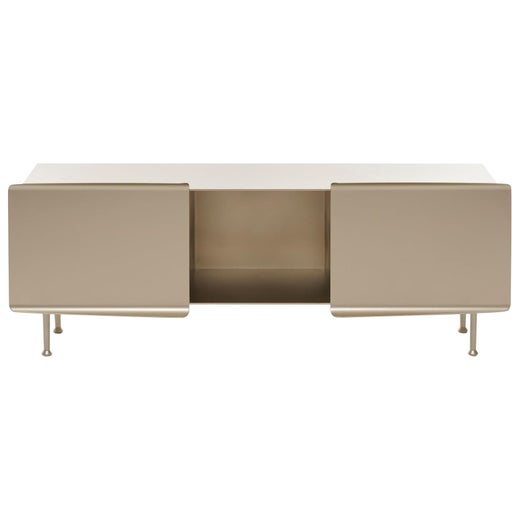 21st Century FUCINA Pauline Deltour "356" Low Sideboard Champagne For Sale  at 1stDibs