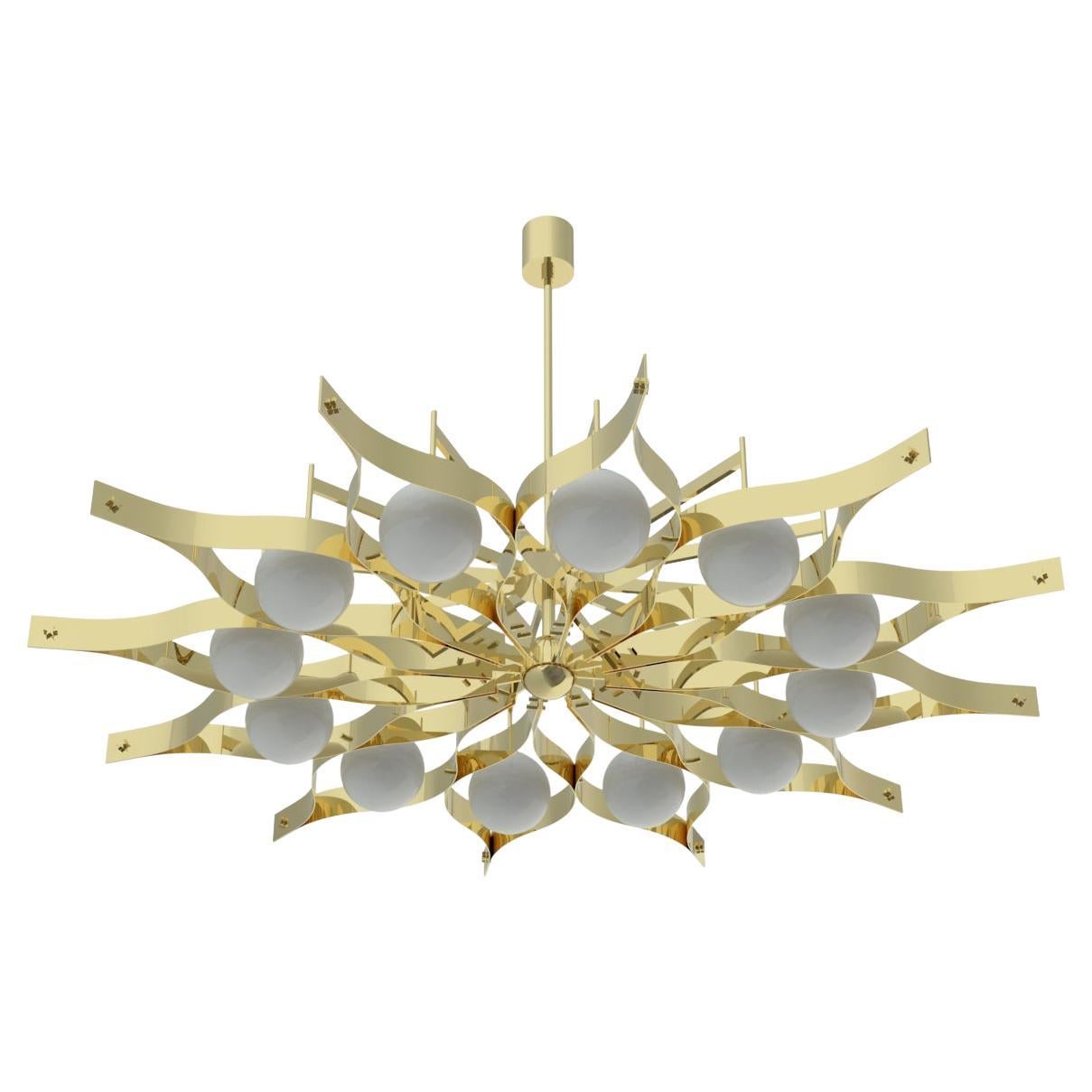 21st Century Pavone Medium Pendant Lamp, phase cut, Gio Ponti, 2019, Italy, CE