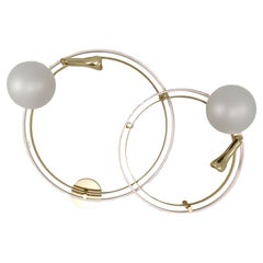 21st Century Pearl Wall Lamp Set Brass By Creativemary