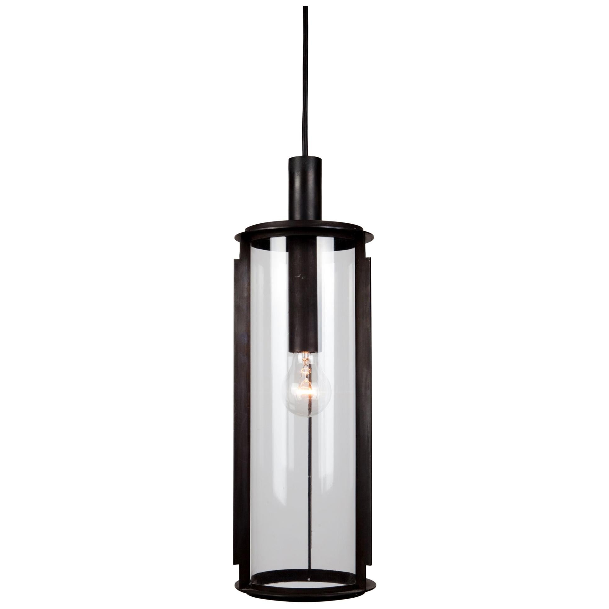 21st Century Pendant Brass with Polycarbonate For Sale