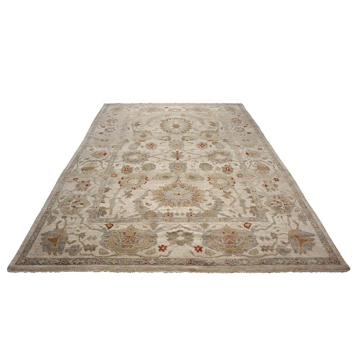 Ashly Fine Rugs presents an antique recreation of an original Persian Sultanabad area rug. Part of our own previous production, this antique recreation was thought of and created in-house and 100% handmade in Iran by master weavers. Persian