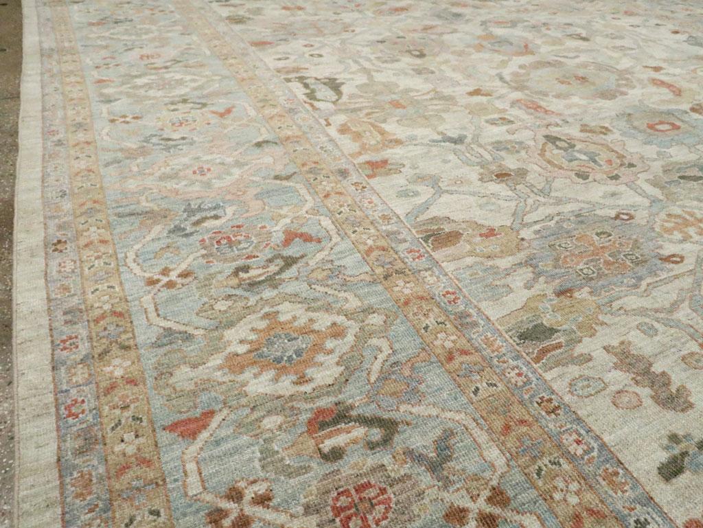 Hand-Knotted 21st Century Persian Sultanabad Large Carpet For Sale
