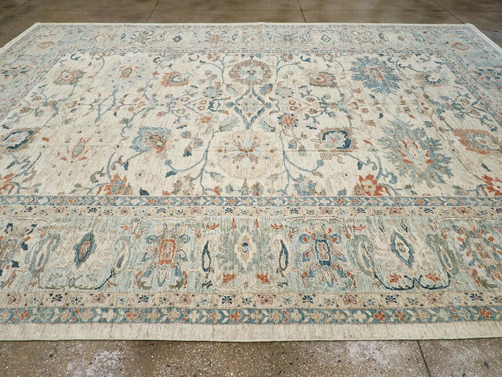 Persischer Sultanabad-Teppich in Zimmergröße aus dem 21. Jahrhundert im Zustand „Neu“ im Angebot in New York, NY