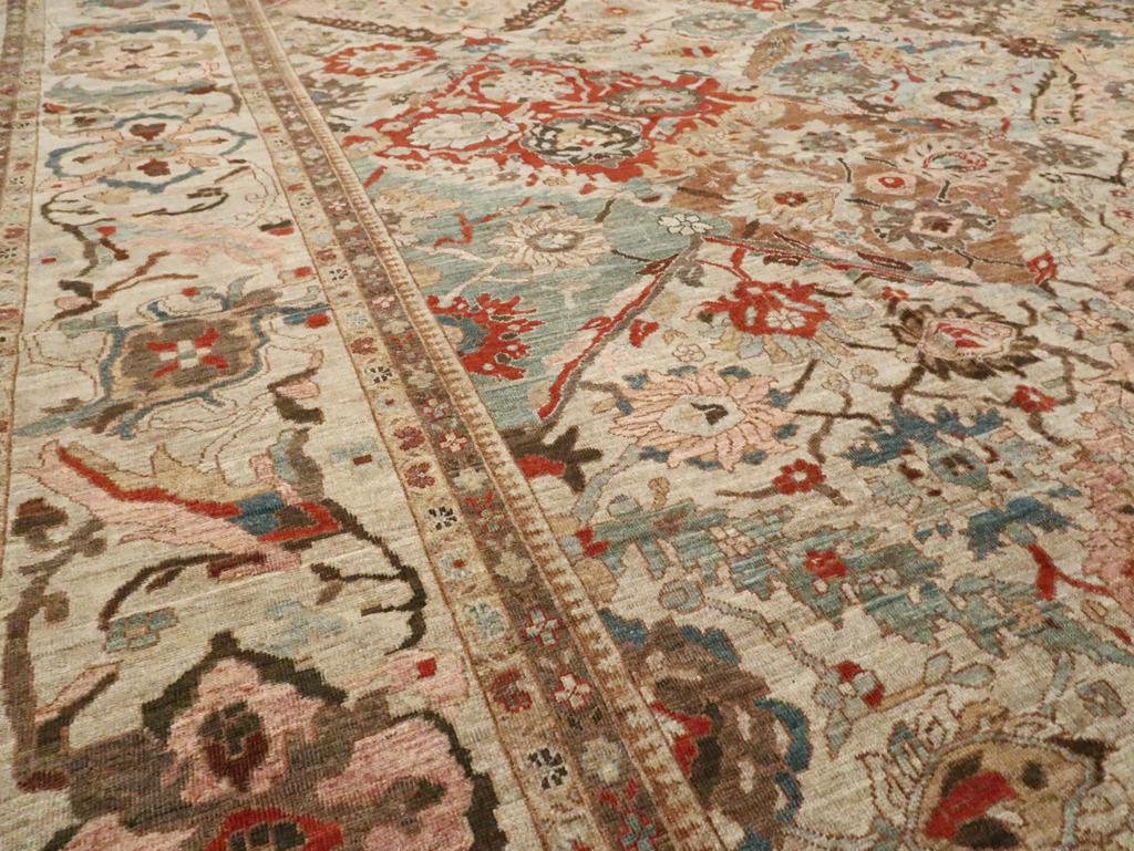 Persischer Sultanabad-Teppich in Übergröße aus dem 21. Jahrhundert (Handgeknüpft) im Angebot