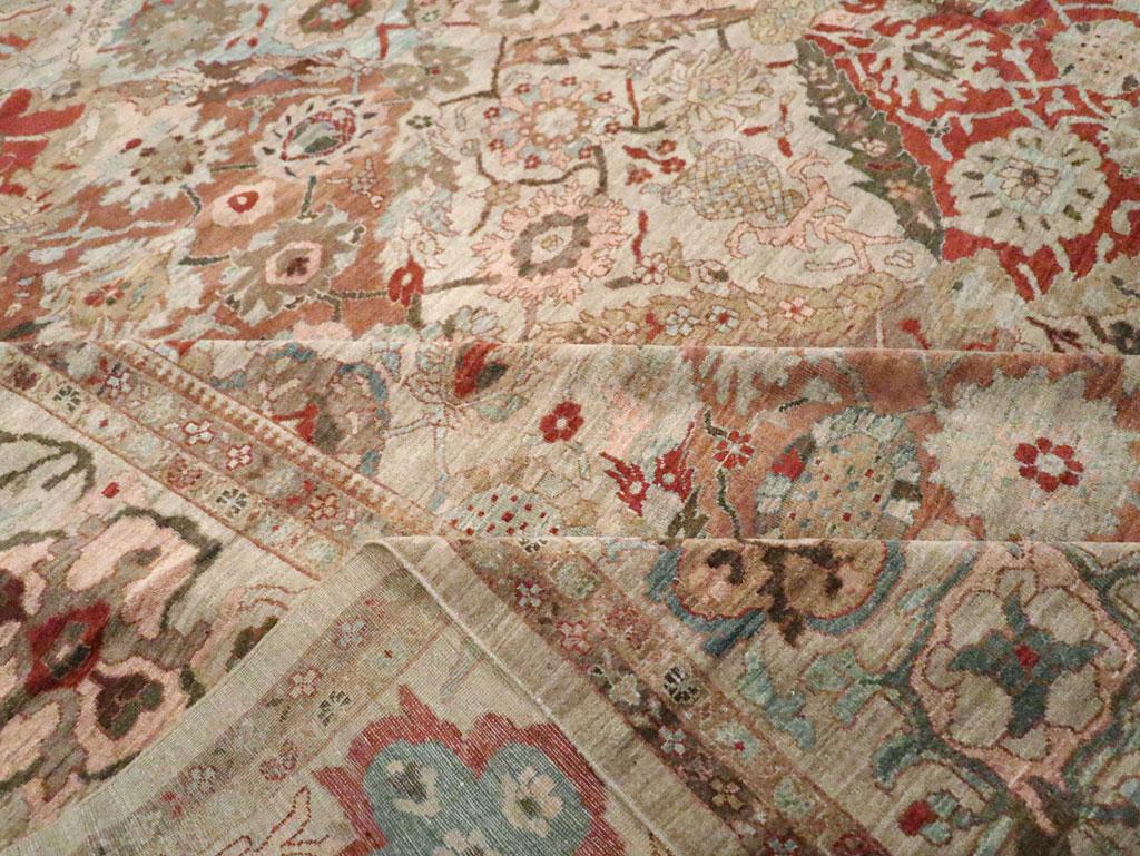 Persischer Sultanabad-Teppich in Übergröße aus dem 21. Jahrhundert im Angebot 1