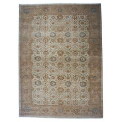 21st Century Persian Tabriz Haji Jalili Wool & Silk Livingroom Rug