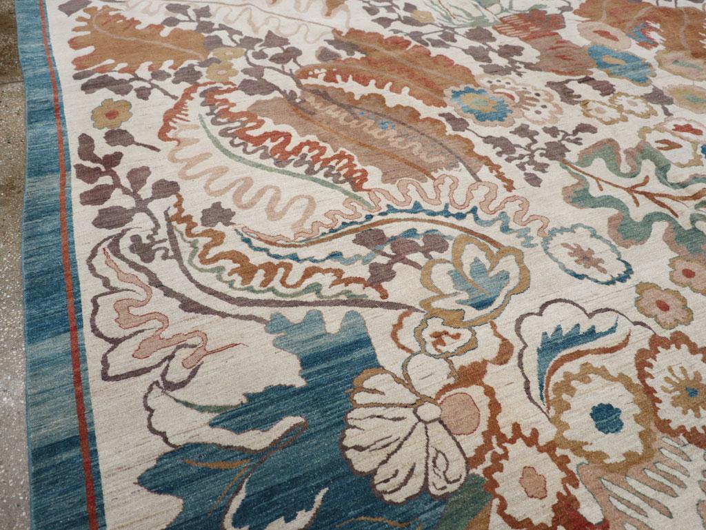 Moderne Tapis moderne persan Tabriz du 21e siècle en vente