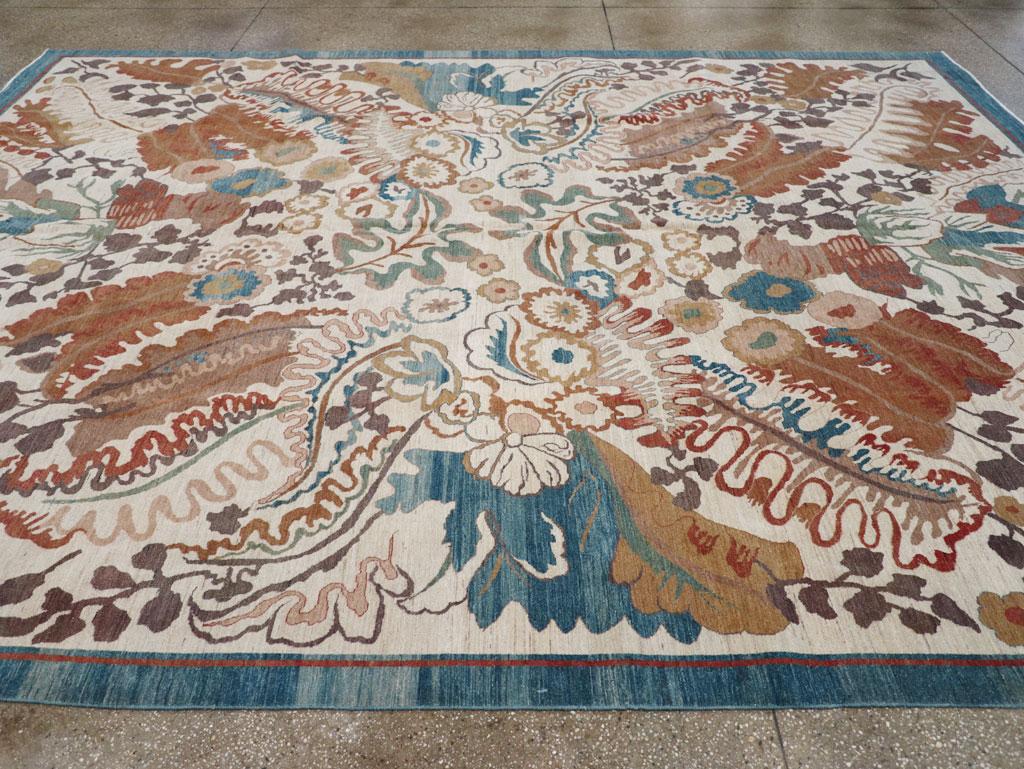 Perse Tapis moderne persan Tabriz du 21e siècle en vente