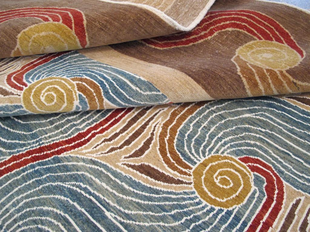 XXIe siècle et contemporain Tapis moderne persan Tabriz du 21e siècle en vente