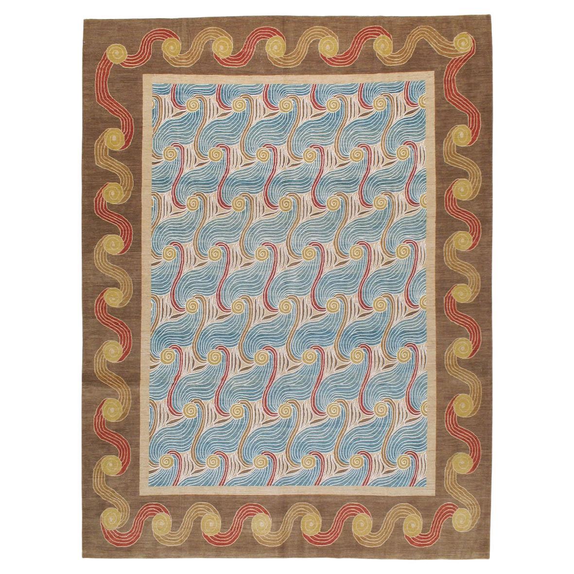 21st Century Persian Tabriz Modern Room Size Carpet