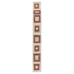 Tapis de couloir moderne persan de Tabriz du 21e siècle
