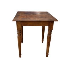 21st Century Petite French Pinewood Side Table