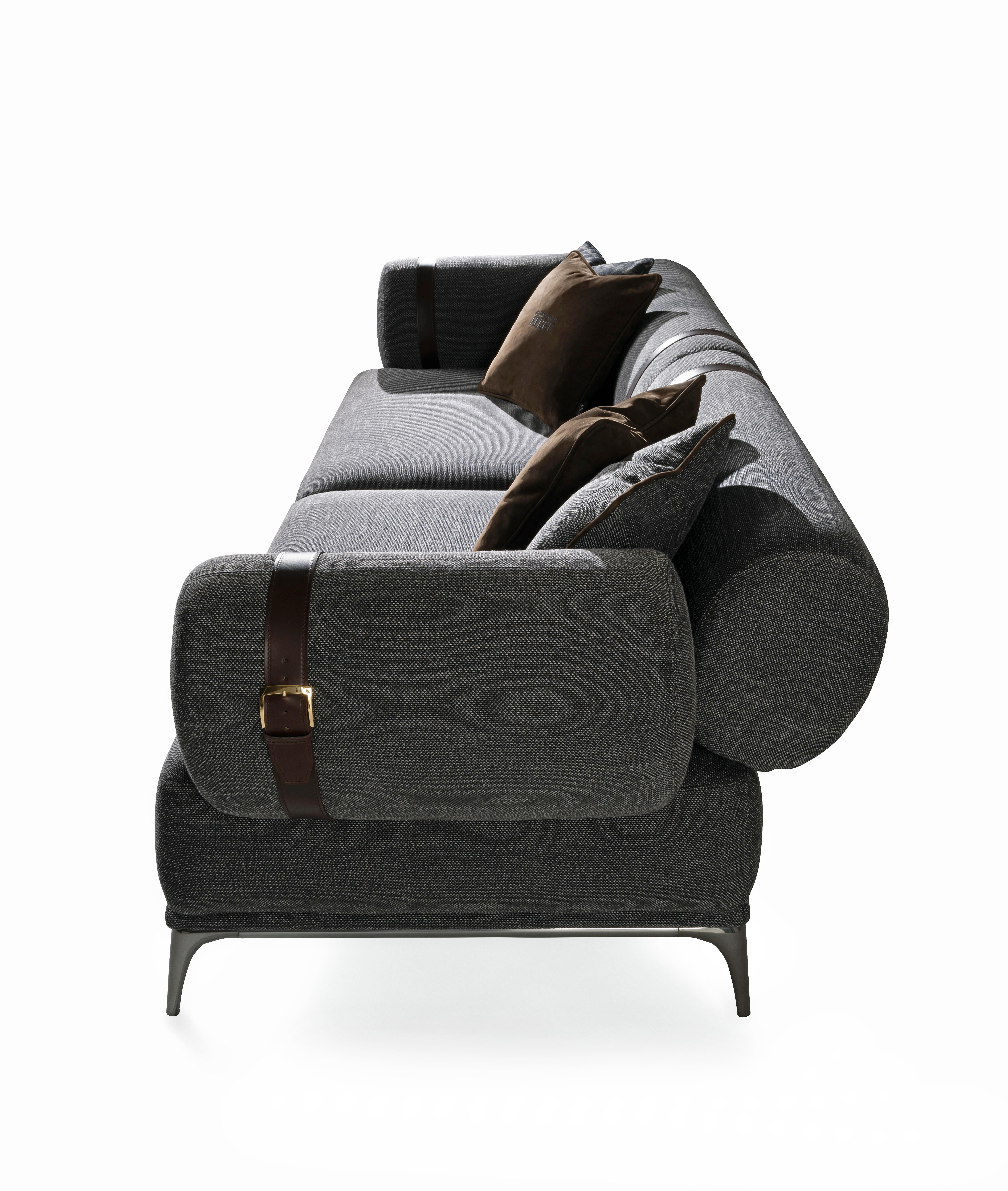 Italian 21st Century Phoenix Sofa in Fabric by Gianfranco Ferré Home For Sale