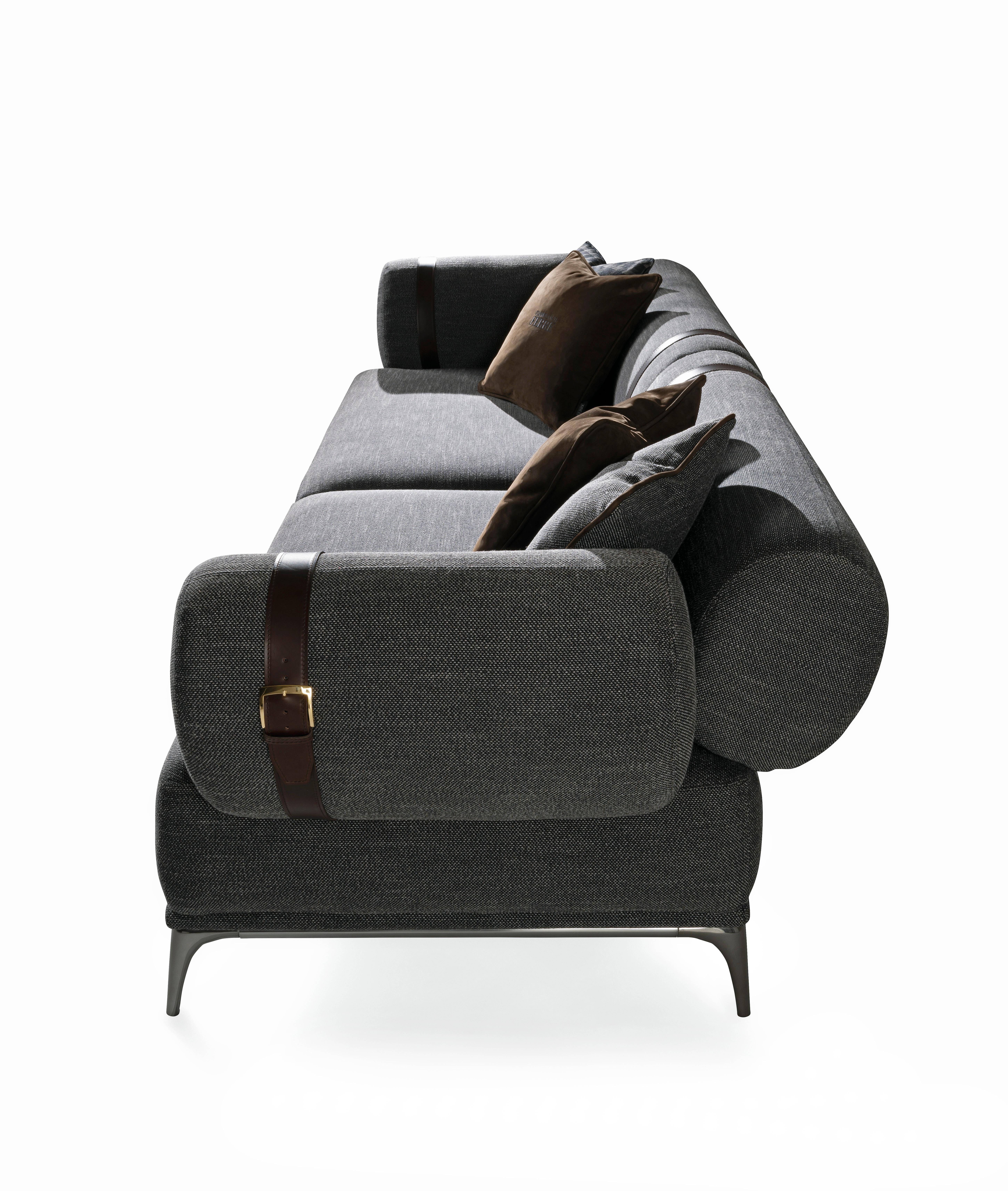 Sofá Phoenix Siglo XXI en tela by Gianfranco Ferré Home Italiano en venta