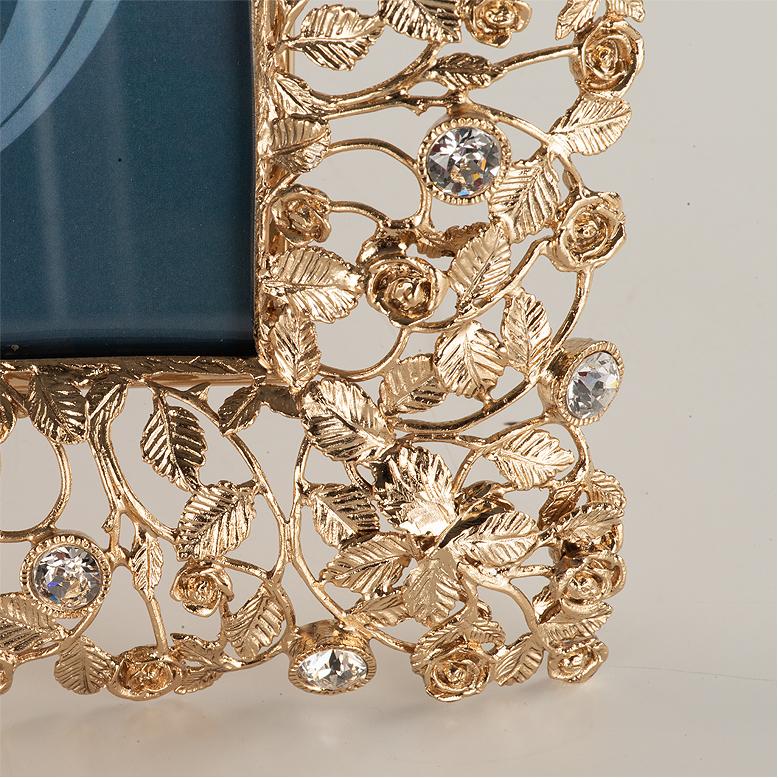 21st century  picture frame  in lost wax casting  bronze golden Italiano en venta