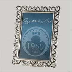 21. Jahrhundert  Bilderrahmen  im Wachsausschmelzverfahren  Bronze versilbert