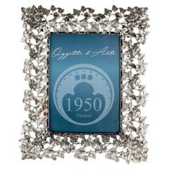 21st century  picture frame  in lost wax casting  bronze silvered