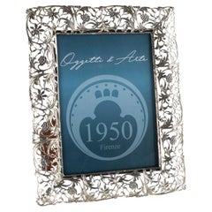 21st century  picture frame  in lost wax casting  bronze silvered