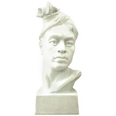 21st Century Porcelain "Moroccan Warrior" Male Life Size Bust