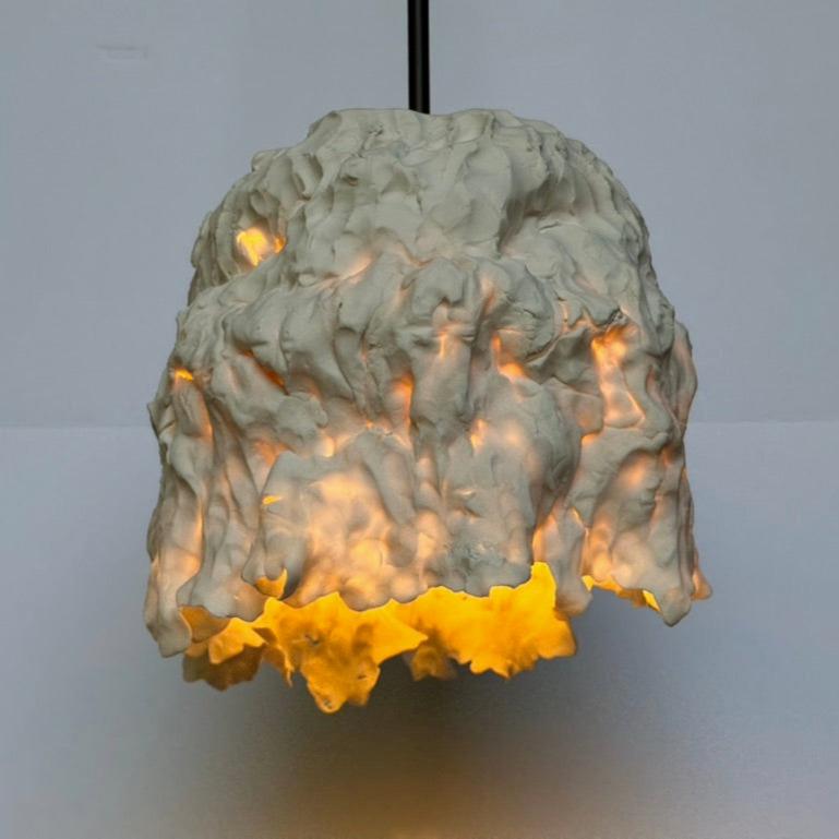Lampada a sospensione in porcellana del XXI secolo di Charles Burleigh In condizioni Nuovo in vendita a New York, NY