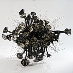 21st Century Porcelain Wall Sculpture "Strange Thick" by Ursula Commandeur Clay