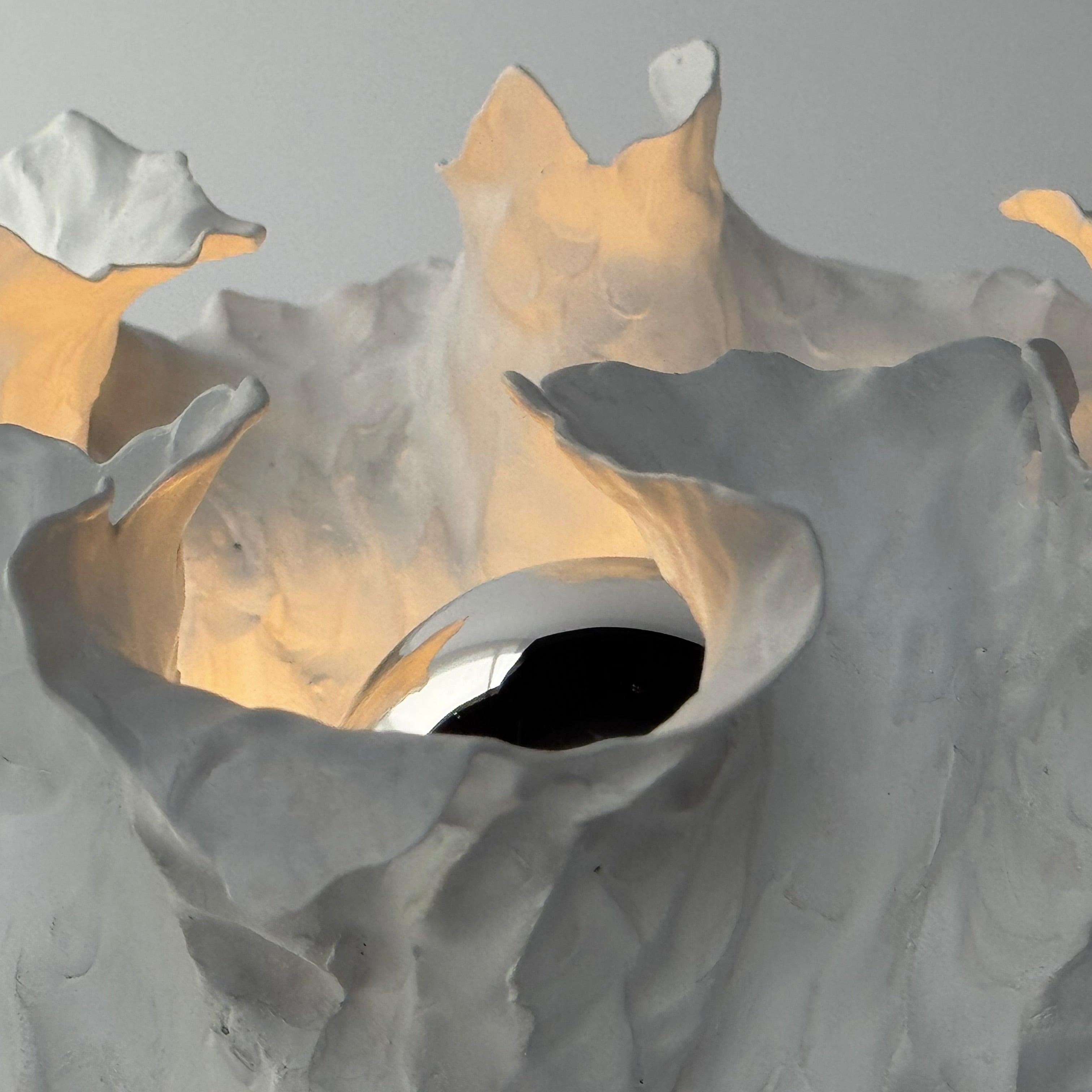 21st Century Porcelain Table Lamp by Charles Burleigh In New Condition For Sale In New York, NY