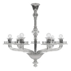 21st Century Porpora 7-Light Chandeliers in Crystal by Venini