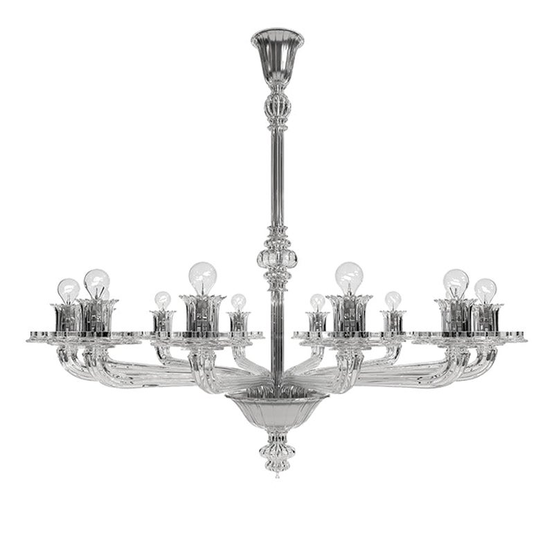 Siglo XXI Porpora Lámpara de 9 luces en cristal by Venini
