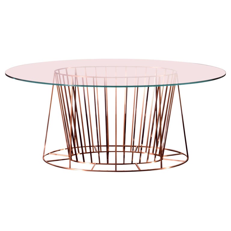 8 Seat Dining Table For At 1stdibs, Oval Glass Dining Table For 8
