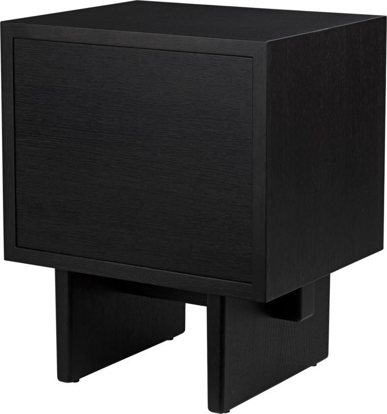 21st Century, Private Collection Dark Oak Nightstand Table by Space Cophenhagen In New Condition In Paris, FR