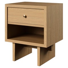 21st Century, Private Collection Light Oak Nightstand Table by Space Cophenhagen