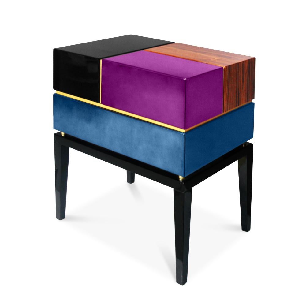 Portuguese 21st Century Proportion II Nightstand by Malabar For Sale