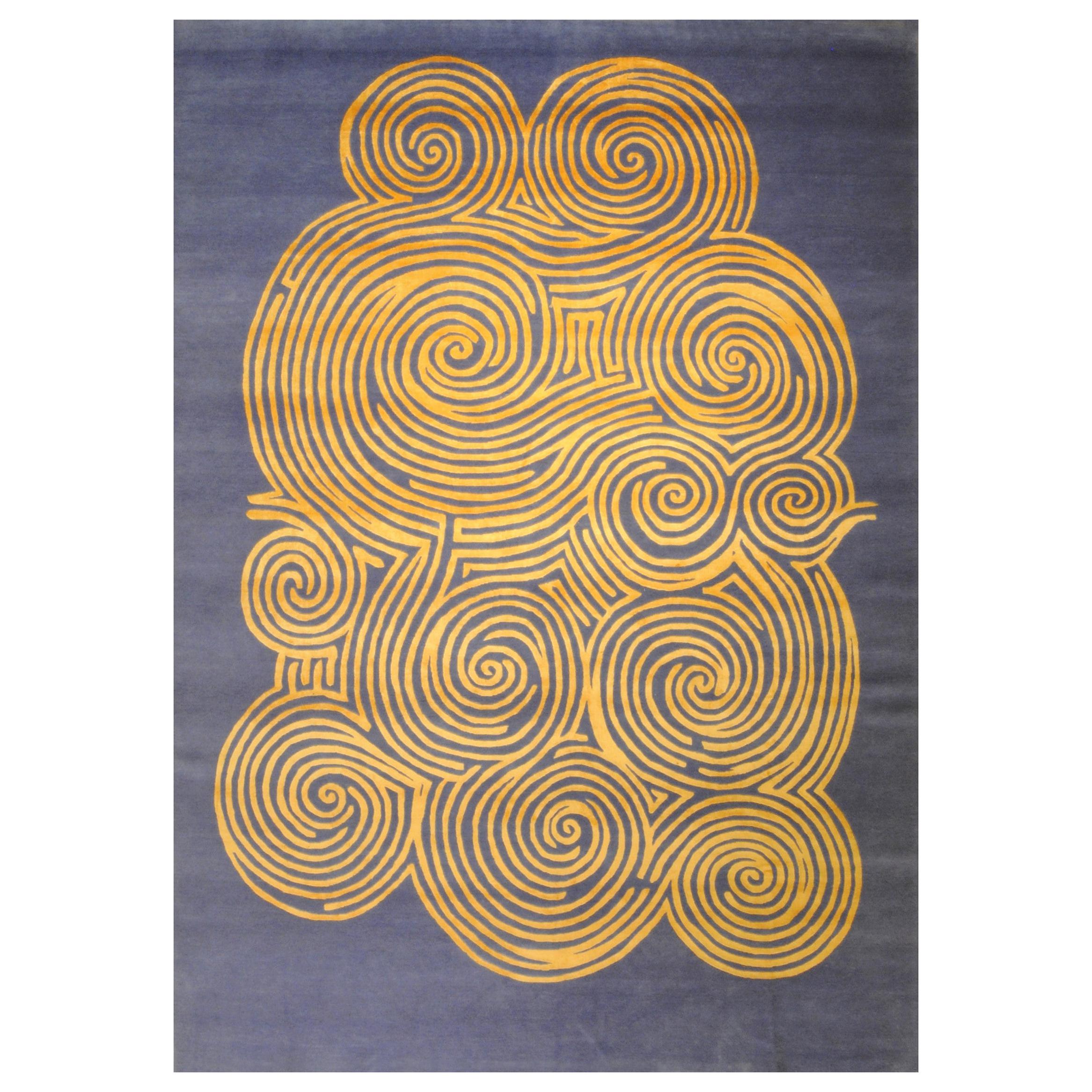 21st Century Purple and Orange Cloud Carpet  by Mauro Lovi only € 12000