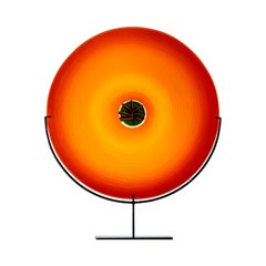 21st Century Quattro Stagioni Estate Glass Sculpture in Apple Green/Orange/Red