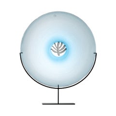 21st Century, Quattro Stagioni Inverno Sculpture in Crystal/Light Blue/Milk-White