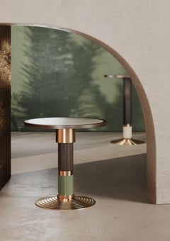 21st Century, Queens Dining Table Wood Marble Made in Portugal by Porus Studio