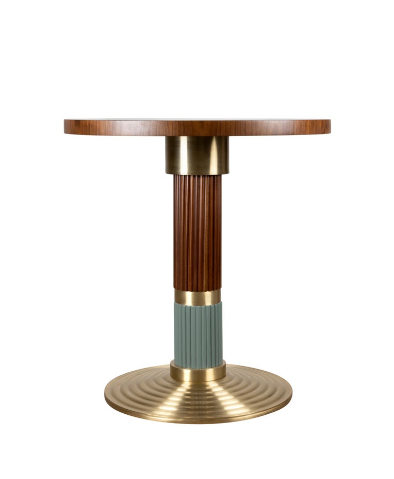 21st Century, Queens Dining Table Wood Marble For Sale at 1stDibs