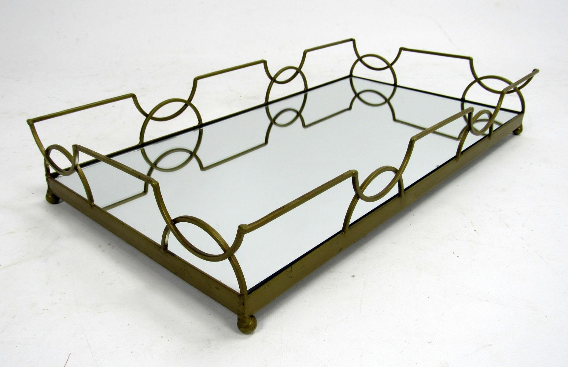 21st Century Rectangular Decorative Serving Tray For Sale 1