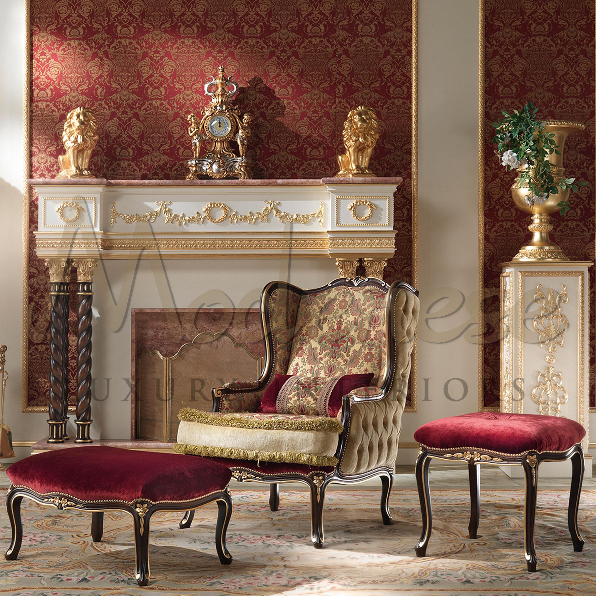 Nutzen Sie Ihre Freizeit sinnvoll und bequem: Versuchen Sie, auf weichen, zarten Polstern zu sitzen, wie sie in den eleganten Poufs von Modenese Interiors, einem hochwertigen Möbelhersteller aus Padua, Italien, zu finden sind. Dieses Exemplar hat