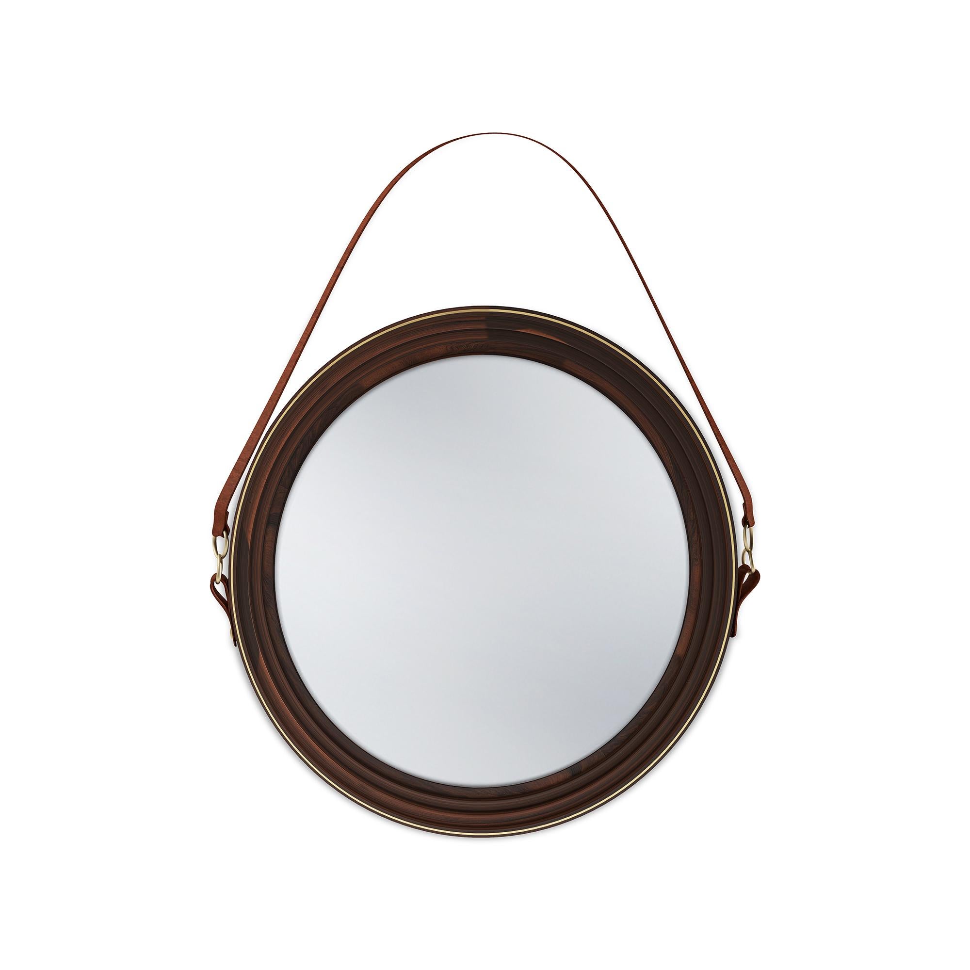 Miroir Reynolds du 21e siècle fabriqué au Portugal par Wood Tailors Club en vente 1