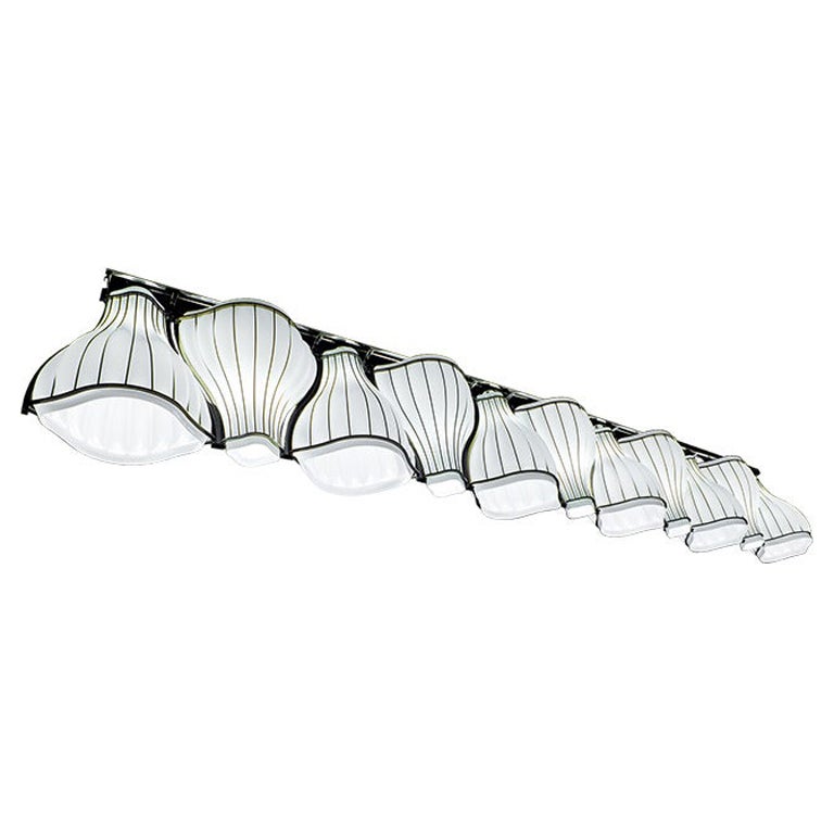 21st Century Rhythm Extra Small Chandeliers in Milk-White by Alessandro Isola