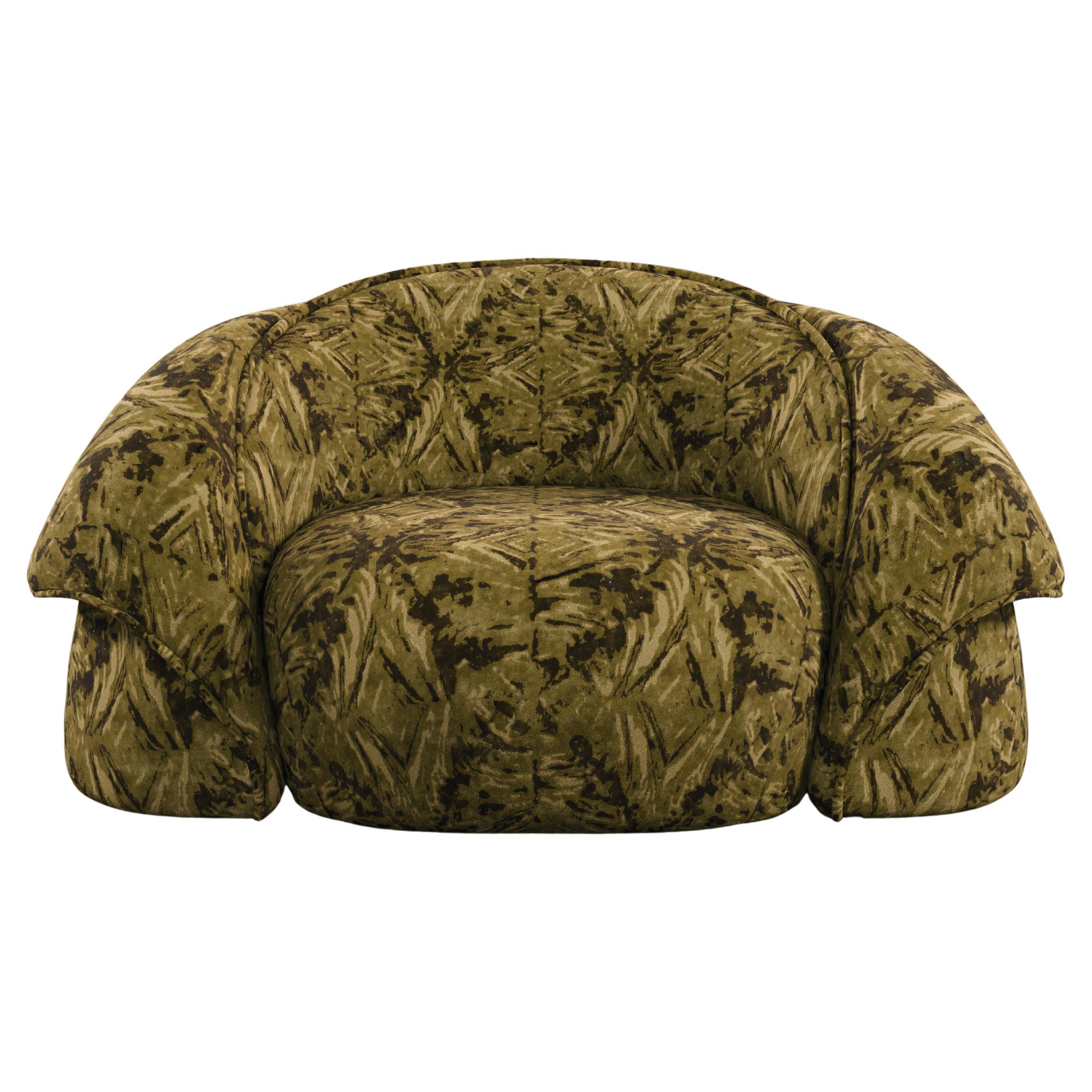 21st Century Romy Armchair Nobilis Brass Made in Portugal by Ottiu
