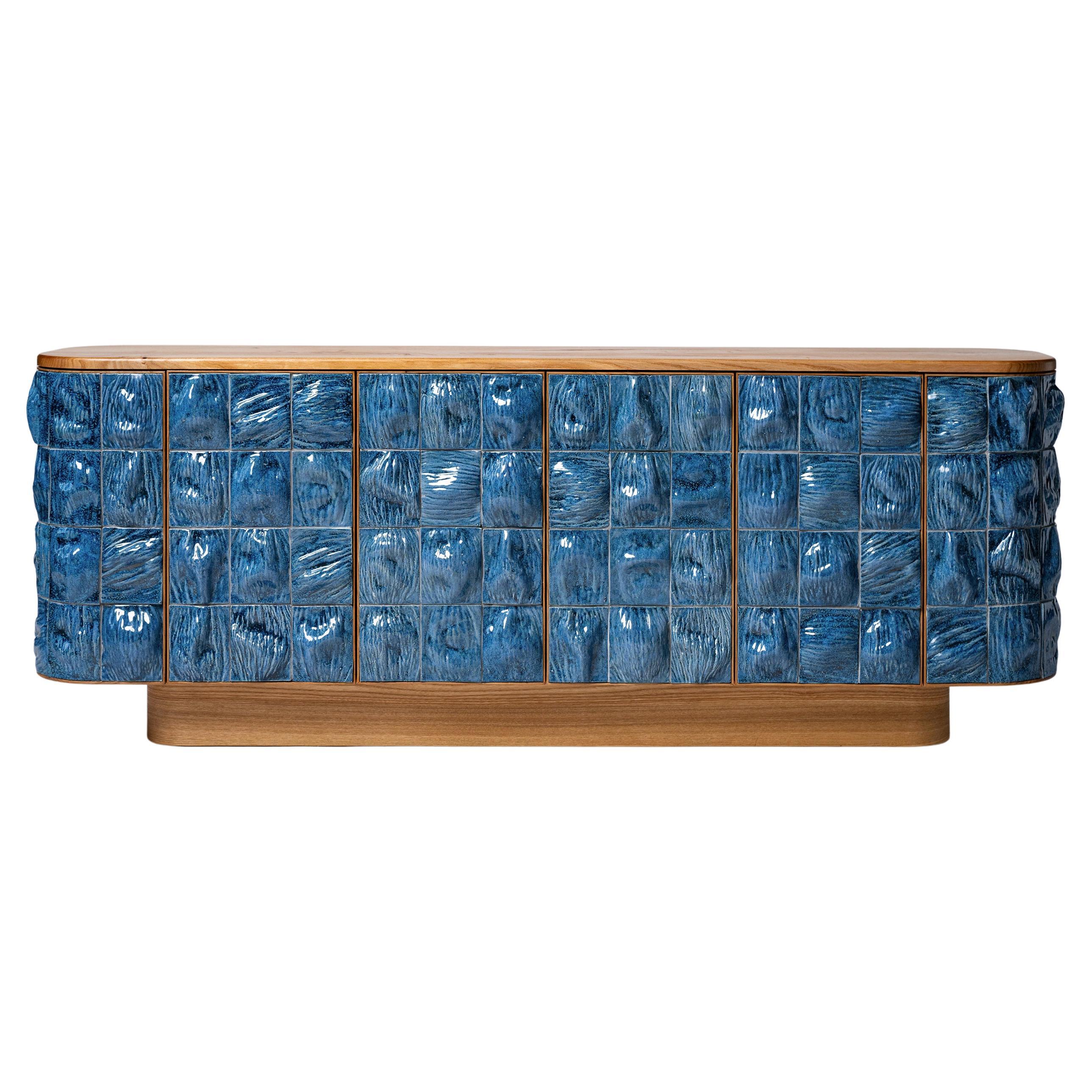 21st Century "Round Surfaced Cabinet Moss" by Rem Atelier, Netherlands