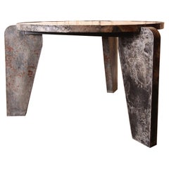 21st Century Round Zinc Table