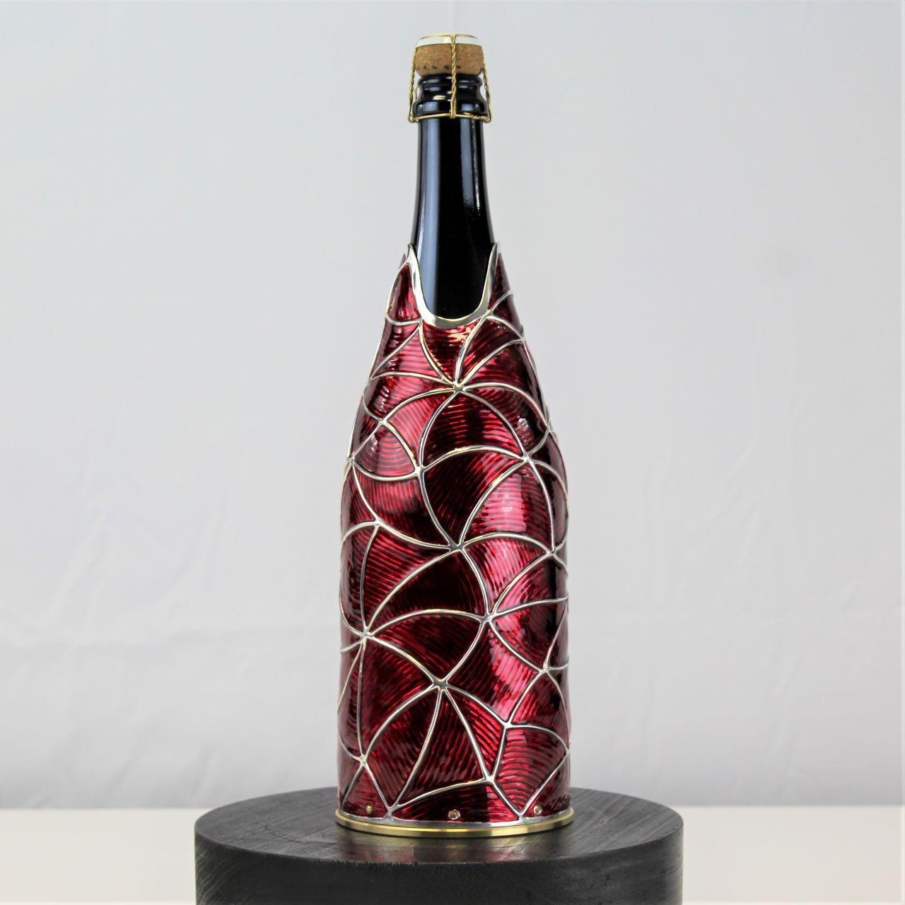 K-Over Champagner, Rubin, massives reines italienisches Silber des 21. Jahrhunderts  im Zustand „Hervorragend“ im Angebot in Firenze, IT