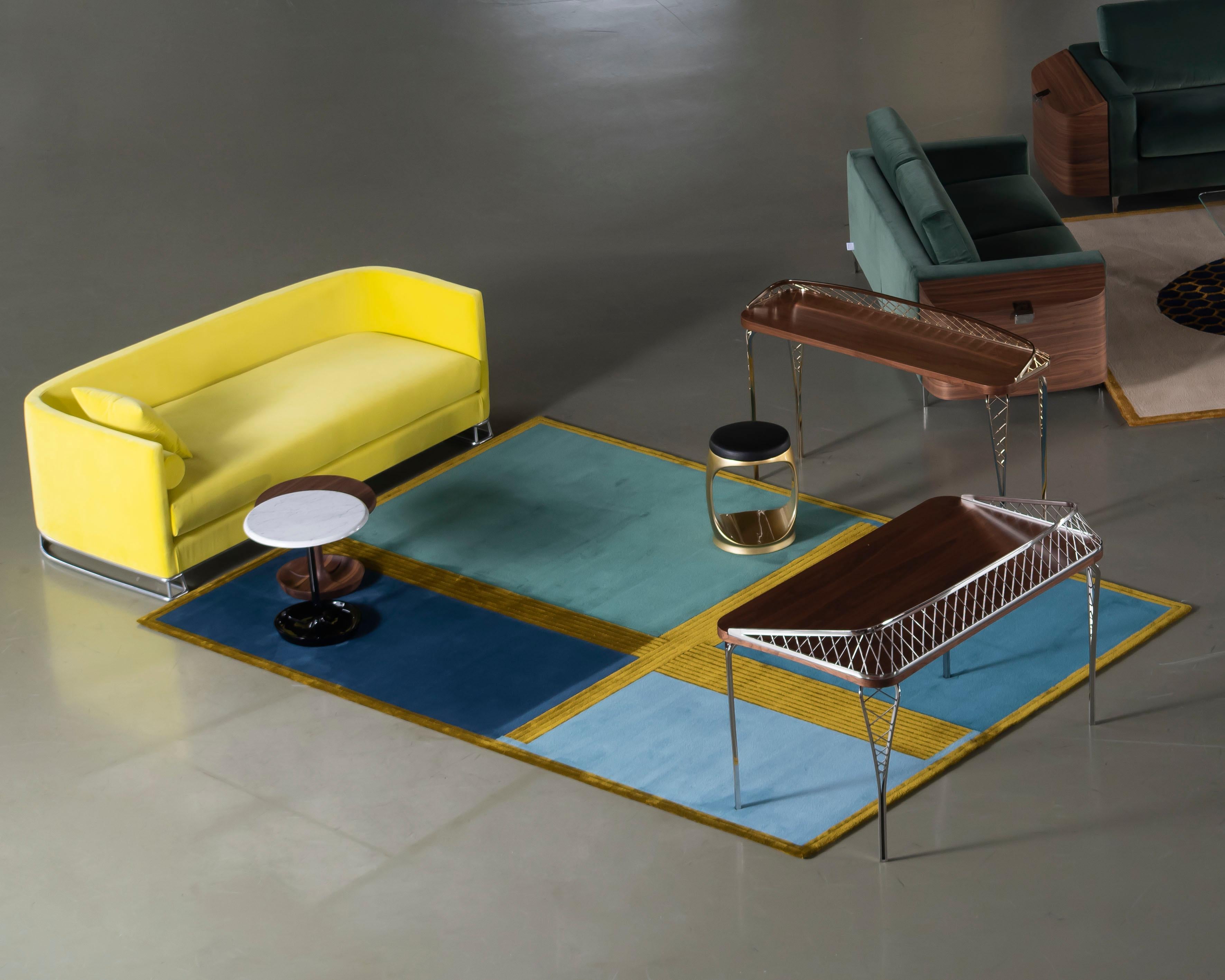 Wool 21st Century Rug, Ebb&Flow Ocean For Sale