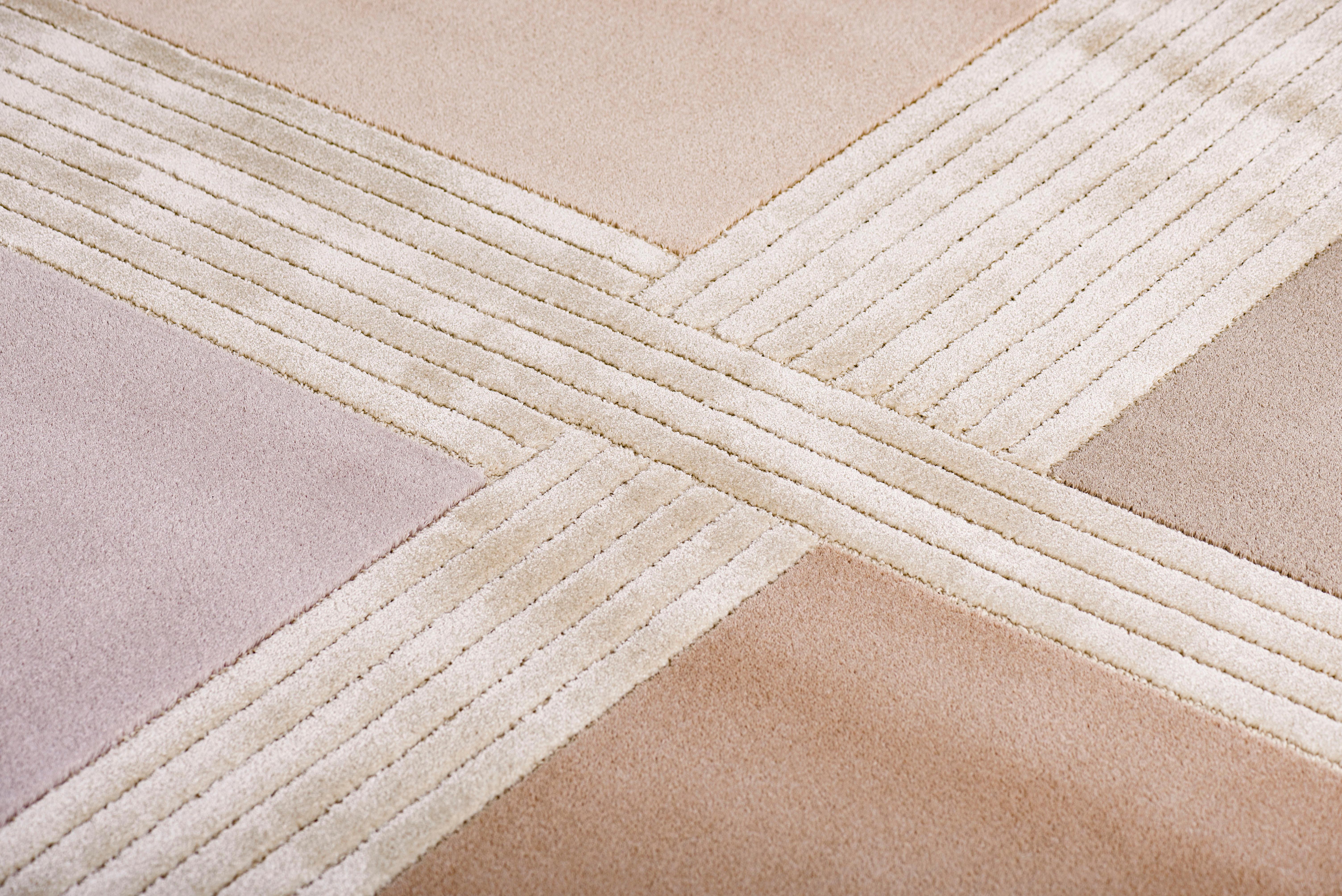 Organic Modern 21st Century Rug, Ebb&Flow Seaside For Sale