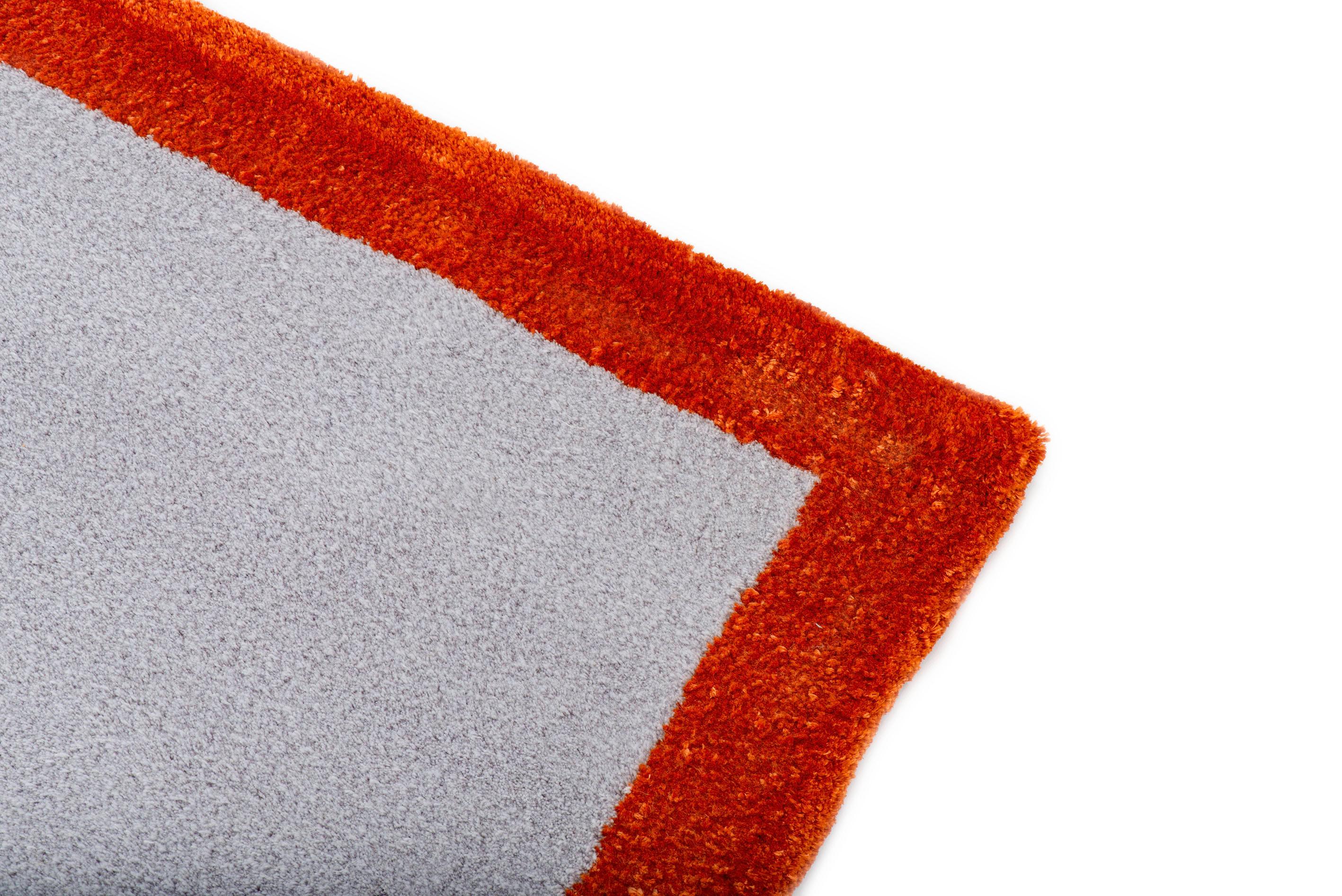 21st Century Rug, Weightlessness I Orange For Sale 1