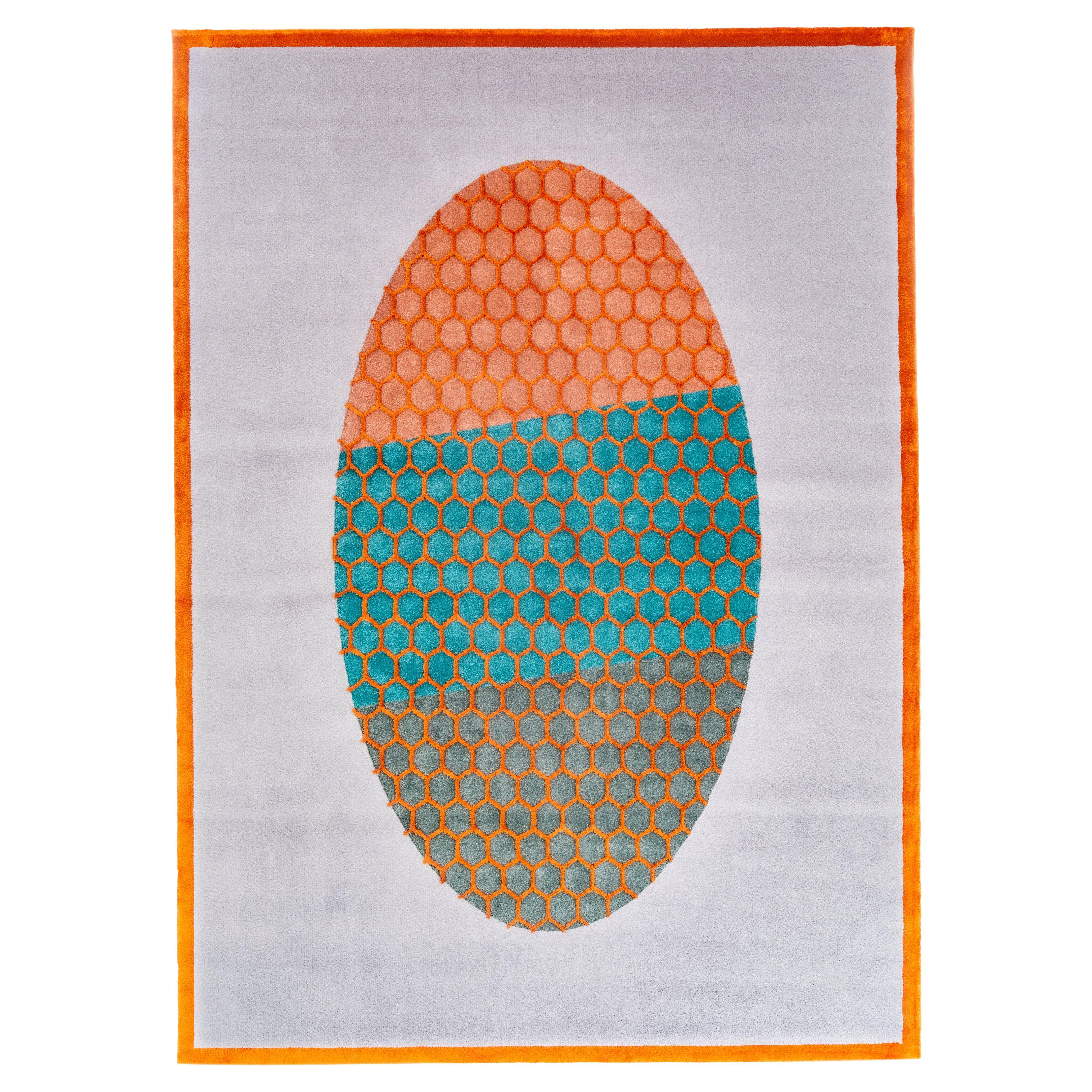 21st Century Rug, Weightlessness I Orange